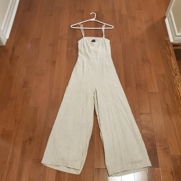 Dynamite Linen Wide-leg Jumpsuit - Picture 1 of 2